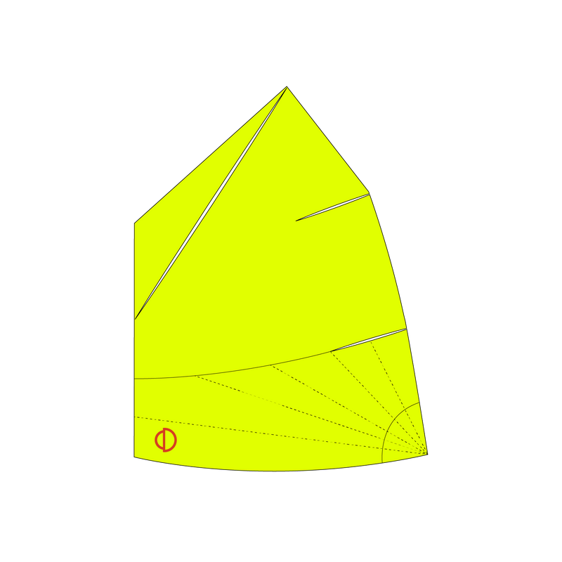 New CD DRS model , semi radial  super performing optimist sail